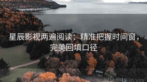 星辰影视两遍阅读：精准把握时间窗，完美回填口径